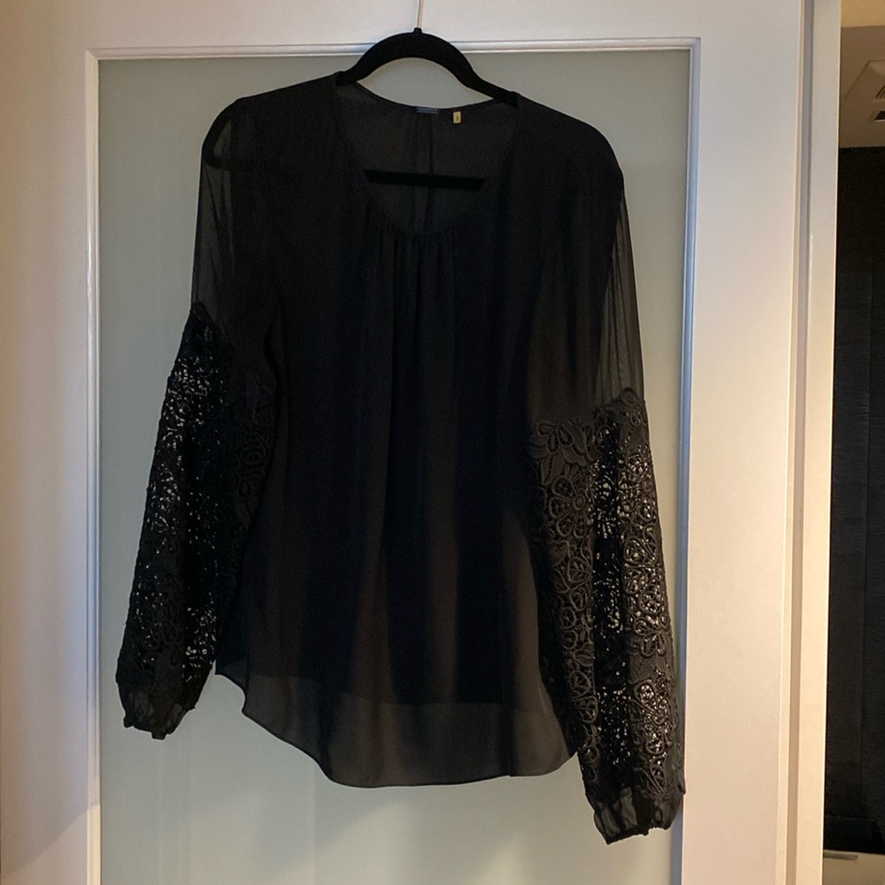 Sexy black blouse